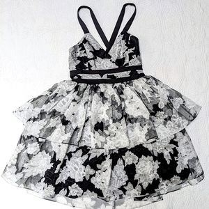 BCBGeneration Floral Tiered Dress ☆ﾟ.*･｡ﾟ
